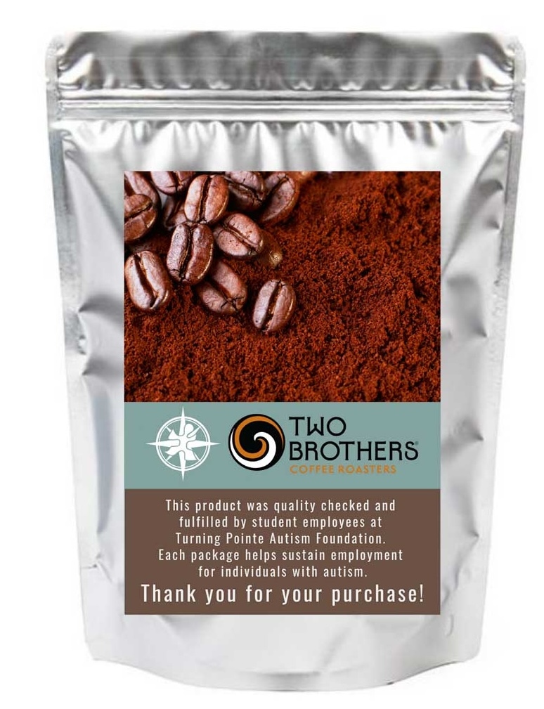 Product Description: *** For coffee subscriptions and discounts on shipping larger orders, please contact:boutique@turningpointeaf.org***</br></br>Choose from three varieties:</br></br>Turning Pointe Bold — A deep, smokey, earthy, version of the Turning Pointe Blend that still finds room to offer plenty of sweetness. This dark roast is excellent when paired with dairy.</br>Turning Pointe Blend — Our Turning Pointe blend has a terrific balance of sweet coffees from the Americas. Stone fruit sweetness is balanced by hints of walnut and caramel in this delicious medium roast.</br>Decaf — With notes of sweet molasses and citrus, this decaf is rich and complex with balanced acidity. It tastes delectable and does not sacrifice flavor while keeping the caffeine at the absolute minimum levels for those intolerant to it. Decaffeinated using the Swiss Water Process which is 100% Chemical Free.</br></br>Each variety is $14.99 per 5-pack (plus tax).</br> Coffee (5-Pack)